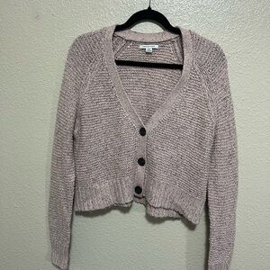 American Eagle Outfitters Women's Knit Cardigan - Light pink